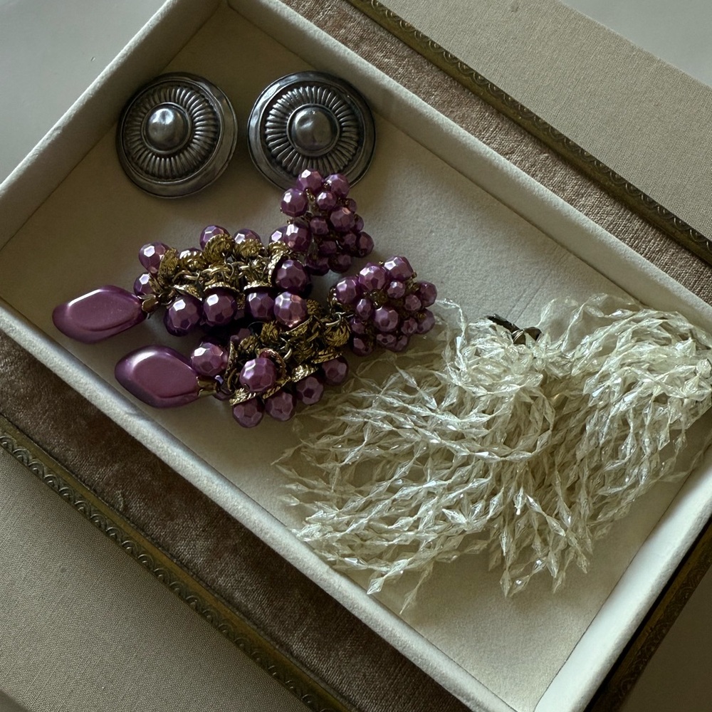 Lot of vintage Earrings from 1980s